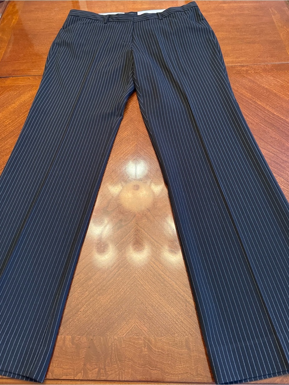 The Limited Pants Black Pinstripe Boot Cut Pants Size - 12 - Picture 2 of 12